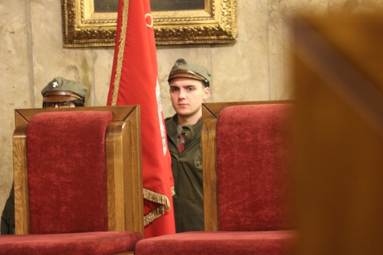 Instalacja obrazu błogosławionego druha "Wicka"