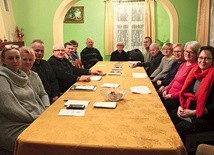 Spotkanie grupy z parafii Ołobok.