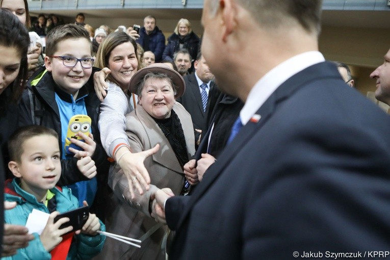 Prezydent Andrzej Duda w Bochni