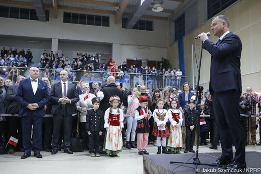 Prezydent Andrzej Duda w Bochni