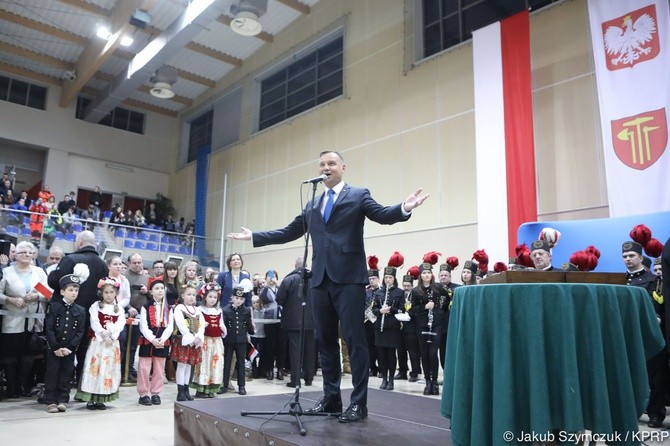 Prezydent Andrzej Duda w Bochni