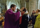 Nabożeństwo w kościele Notre Dame.