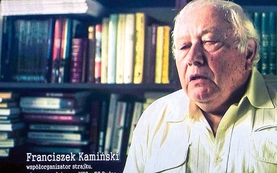F. Kamiński był jedną z osób, które poderwały załogę do sprzeciwu.