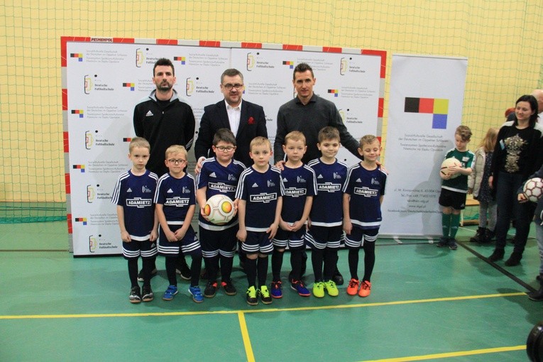 Spotkanie Miro Klose z dziećmi ze szkółek piłkarskich