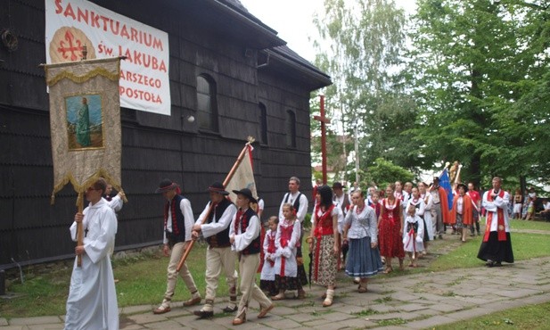 Z "Gościem" w parafii św. Jakuba w Szczyrku