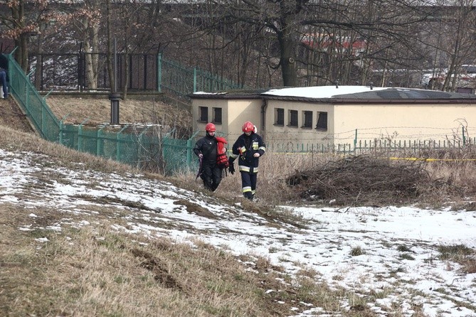 Akcja służb w rejonie stopnia Dąbie