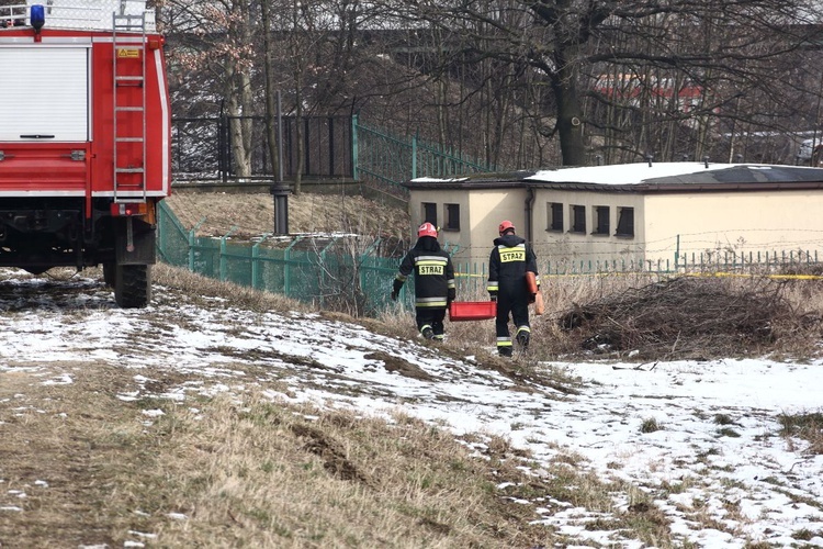 Akcja służb w rejonie stopnia Dąbie