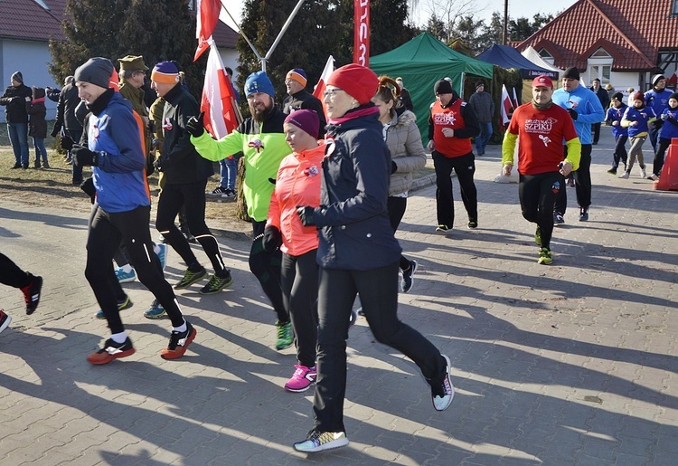 Bieg "Tropem Wilczym" w Czerwińsku n. Wisłą