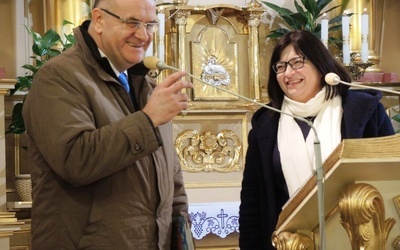 Ewa i Ireneusz Rogalowie z Gdańska-Oliwy gościli w Hałcnowie
