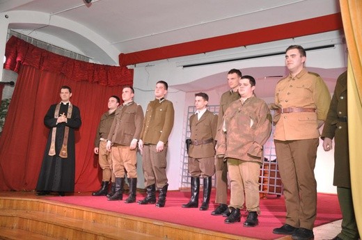 Spektakl teatralny o żołnierzach wyklętych we wrocławskim seminarium