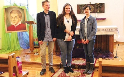 Zwycięzcy diecezjalnego etapu: Jakub, Monika i Aleksandra.
