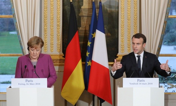 Macron i Merkel opracują wspólny plan reformy Unii Europejskiej