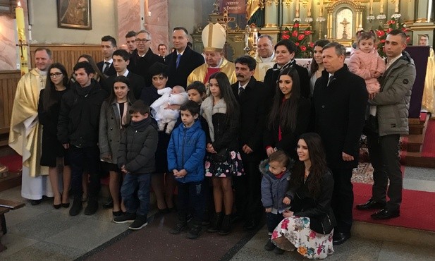 Chrzest z udziałem VIP-ów