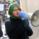 Pikieta zwolenników aborcji pod pałacem arcybiskupa