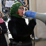 Pikieta zwolenników aborcji pod pałacem arcybiskupa