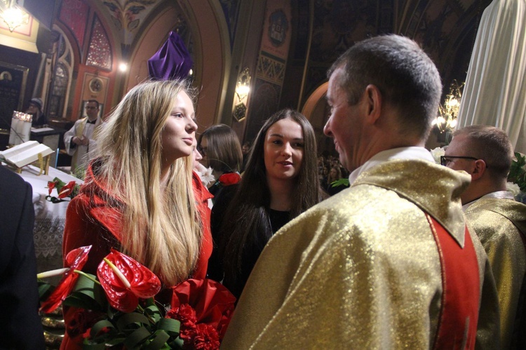 Bierzmowanie w kościele św. Kazimierza w Nowym Sączu