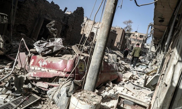 Syria: 17 zabitych w bombardowaniu szkoły