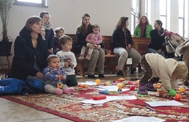 Kościół św. Pawła w Bielsku-Białej gościł uczestniczki  z pociechami. 