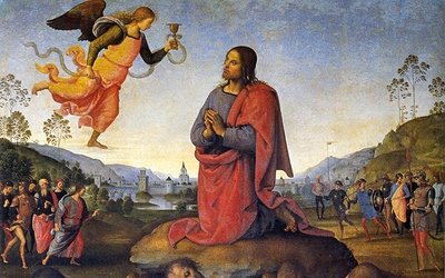 Pietro Vannucci zwany PeruginoModlitwa w Ogrójcuolej na desce, 1483–1495Galeria Uffizi, Florencja