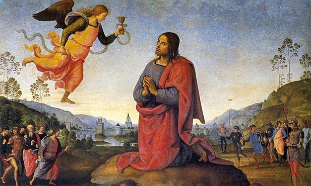 Pietro Vannucci zwany PeruginoModlitwa w Ogrójcuolej na desce, 1483–1495Galeria Uffizi, Florencja