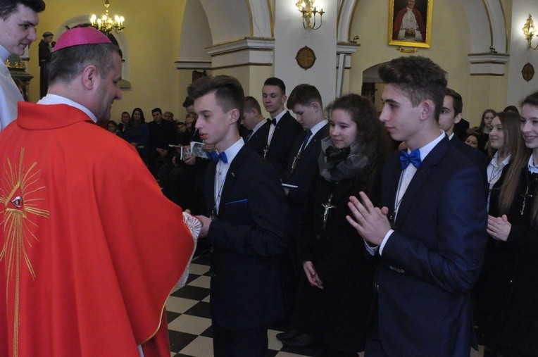 Bierzmowanie w Żabnie