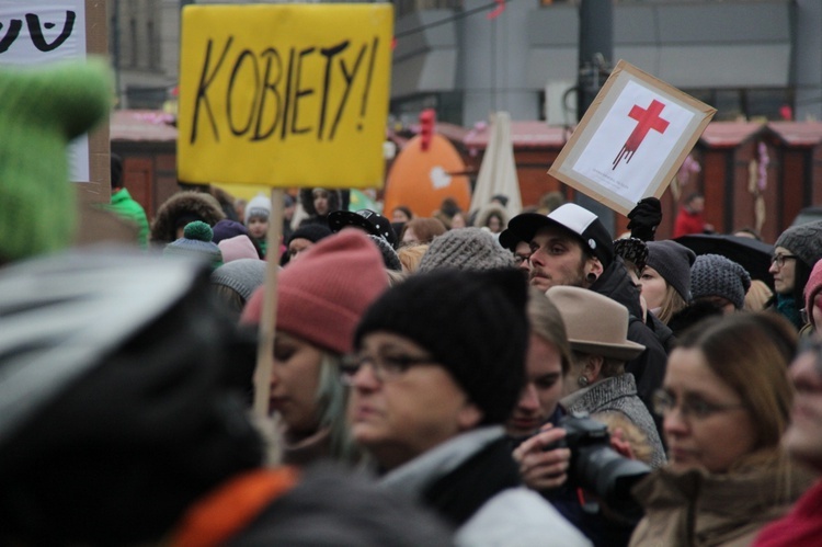 "Czarny piątek" na rynku w Katowicach