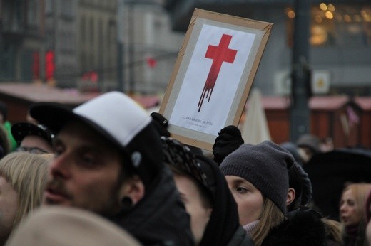 "Czarny piątek" na rynku w Katowicach