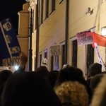 Czarny protest na ul. Franciszkańskiej