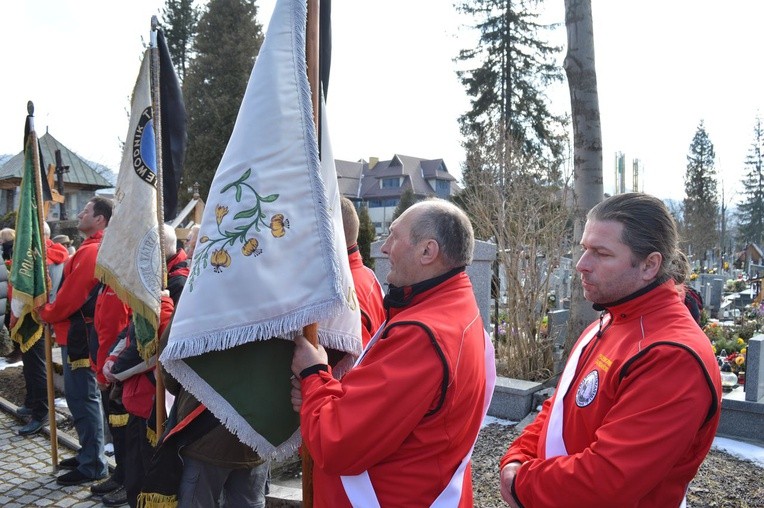 Pogrzeb Jana Krupskiego - ratownika TOPR i przewodnika