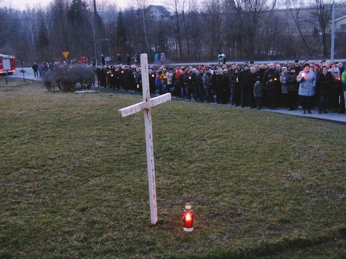 Plenerowa Droga Krzyżowa w Łąkcie