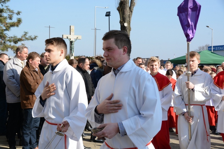 Opole-Szczepanowice: Procesja w Niedzielę Palmową