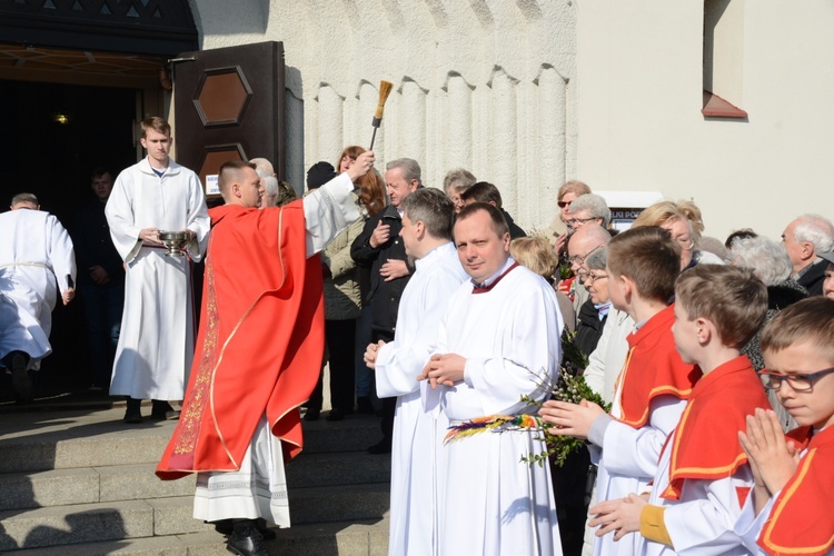 Opole-Szczepanowice: Procesja w Niedzielę Palmową