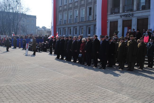 Przysięga żołnierzy obrony terytorialnej w Stalowej Woli