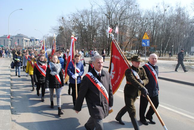 Przysięga żołnierzy obrony terytorialnej w Stalowej Woli