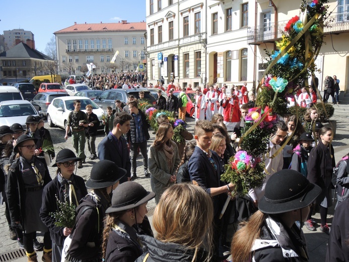 Niedziela Palmowa młodych w Bielsku-Białej 2018