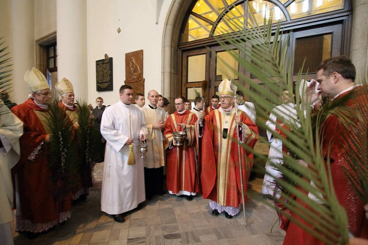 Niedziela Palmowa w katowickiej katedrze