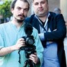 Michał Król (z lewej) i Maciej Grabysa – autorzy jednego z nagrodzonych filmów.