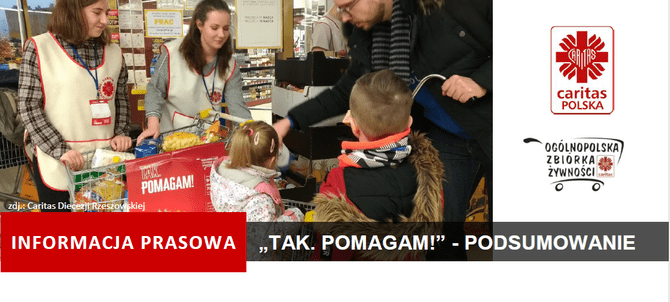 Pomogliśmy dzięki Caritas