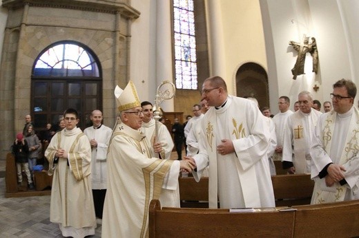 Msza Krzyżma świętego w katedrze