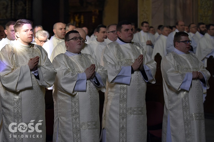 Msza Krzyżma w katedrze świdnickiej