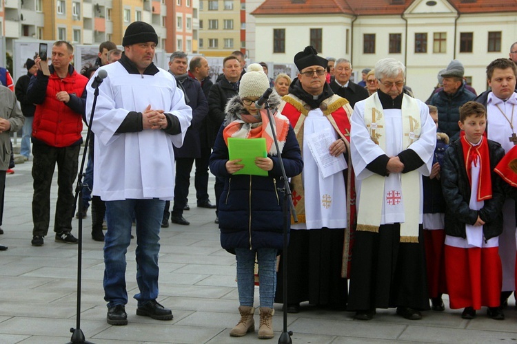 Poświęcenie figury św. Michała Archanioła