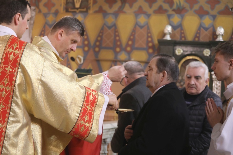 Liturgia Wielkiego Czwartku w konkatedrze w Żywcu - 2018