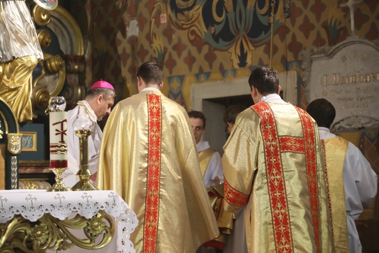 Liturgia Wielkiego Czwartku w konkatedrze w Żywcu - 2018