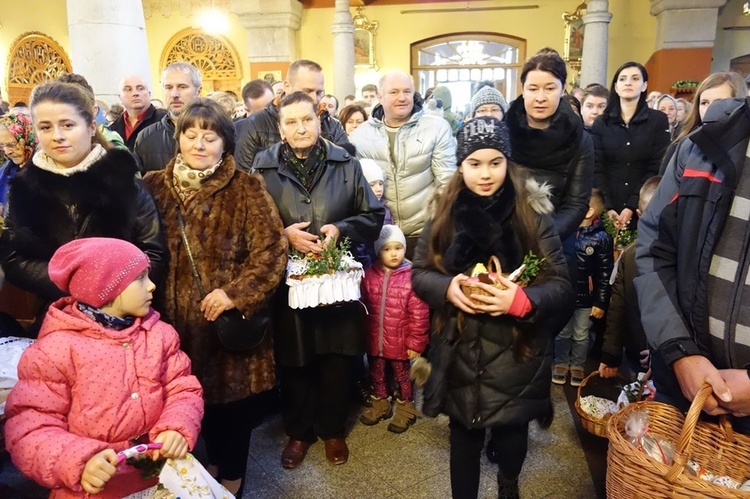 Święcenie pokarmów w Poroninie 