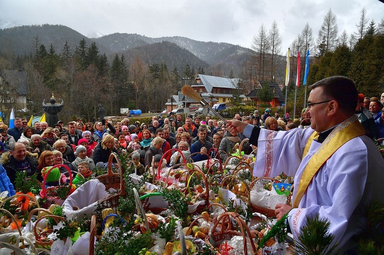 Góralska warta przy grobie