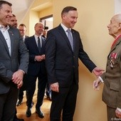 Prezydent Duda odwiedził płk. "Rączego"