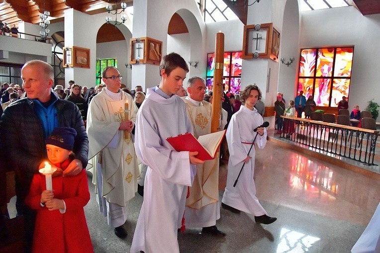 Wielka Sobota w Zakopanem - parafia św. Krzyża