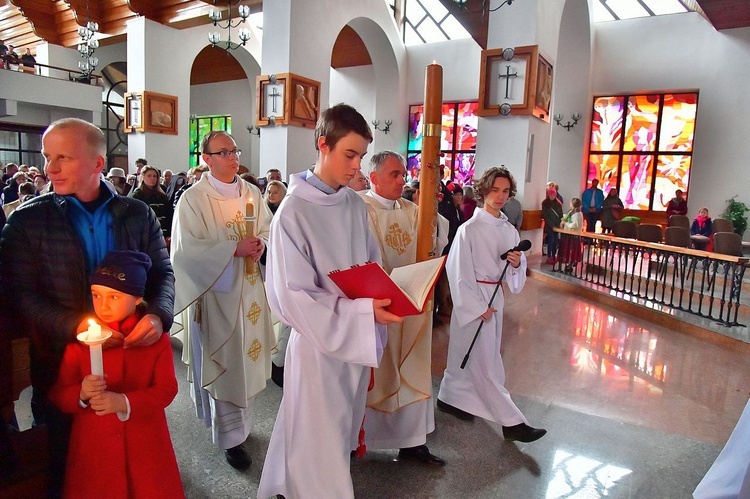 Wielka Sobota w Zakopanem - parafia św. Krzyża