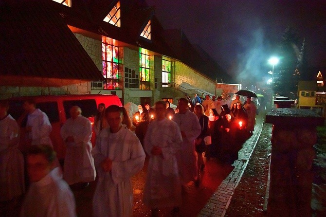 Wielka Sobota w Zakopanem - parafia św. Krzyża