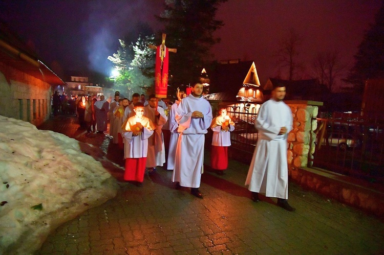 Wielka Sobota w Zakopanem - parafia św. Krzyża